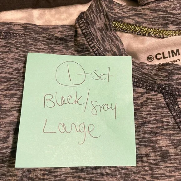 Climatesmart 5 sets 2/XL, 2/L & 2/M boys long underwear bundle  EUC - Picture 10 of 14